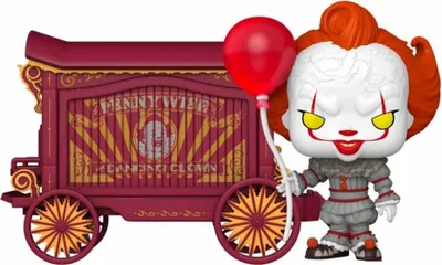 Obrázek produktu pro Vítejte v Derry POP! Městská vinylová figurka Pennywise & Wagon, 9 cm