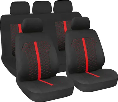 Produktbild von Lampa Sitzbezug-Set für das Auto Stinger Schwarz mit 5 Kopfstützenbezügen