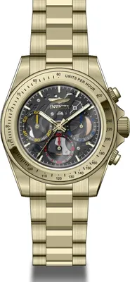 Produktbild von Invicta Speedway 50272 Herrenhorloge - Quartz Uhrwerk - Edelstahl mit Schwarzem Zifferblatt - 39 mm