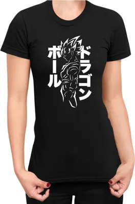 Obrázok produktu pre Dámske Tričko Dragon Anime Manga Ball Z Goku 19, Lady S / čierna