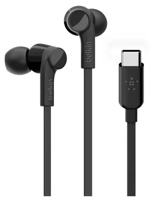 Obrázek produktu pro Belkin ROCKSTAR, Kabel, Hovory/hudba, Sluchátka, Černá