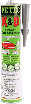Produktbild von PETEC K&D Karosserie Klebe-und Dichtmasse grau