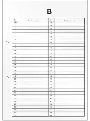 Obrázek produktu pro Biurfol, registratura pro personální spisy, formát A4, 10 listů