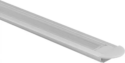 Immagine prodotto di Profilo da incasso in alluminio anodizzato per strisce LED 1m con diffusore trasparente e tappi terminali Ecolight