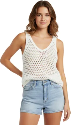 Produktbild von S.Oliver Damen trägerlose ecru durchbrochene Bluse S