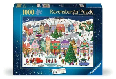 Immagine prodotto di Puzzle Ravensburger da 1000 pezzi "Incantevole città natalizia" 12001758