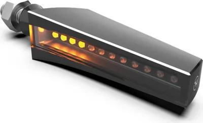 Zdjęcie produktu dla HIGHSIDER Pro STS 1 C2 LED Sequential Indicator Housing Black / Lens Smoke Grey (para), przód i tył