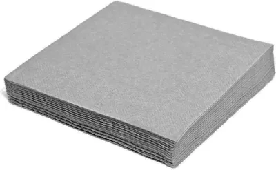 Produktbild von 2000 Servietten PAP 2-lagig grau 24 x 24 cm