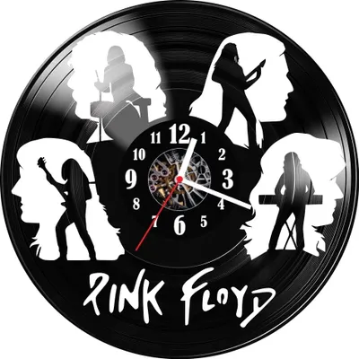 Zdjęcie produktu dla Zegar ścienny z płyty winylowej Pink Floyd 470.14