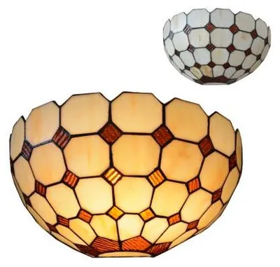 Produktbild von Wandleuchte TIFFANY 1xE14/40W  L: 300  H: 180 antikbraun dimmbar