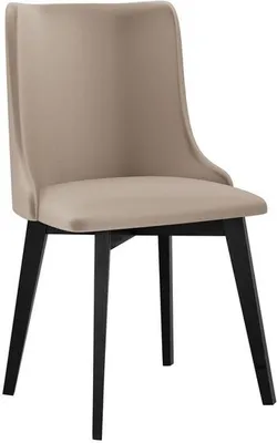 Immagine prodotto di Sedia da cucina imbottita AFTON 9 - nero / beige