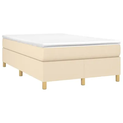 Produktbild von "2026 Aktion"Boxspringbettgestell - CLORIS - Doppelbett - Robust und langlebig - Creme 120x200 cm - Einfache Montage -  Stoff - DEMöbel3918237