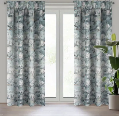 Obrázok produktu pre Eurofirany 409810, Sheer, Šedá, Vzor, Polyester, Hák na zavesenie, 200 g/m²