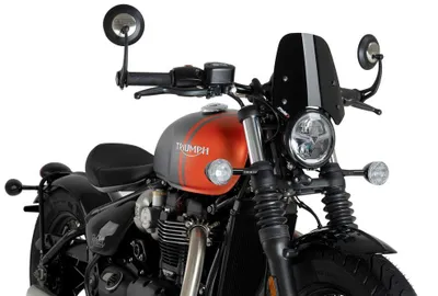 Produktbild von PUIG 21925N New Generation Sport  passend fuer TRIUMPH BONNEVILLE BOBBER Schwarz