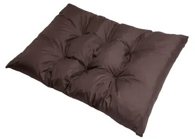 Obrázok produktu pre Vankúše na záhradný nábytok hnedý| Vankúš vo ve¾kosti 120x60cm| Vankúš na sedenie z palety Euro| Prešívaný vankúš| Vankúš na sedenie z palety