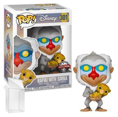 Image de Funko POP - Disney - Rafiki avec Simba 301