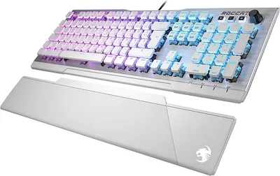 Produktbild von ROCCAT Vulcan 122 AIMO, Kabelgebunden, USB, Mechanischer Switch, QWERTY, RGB-LED, Weiß