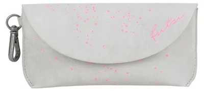 Image de Fritzi aus Preußen sac d’accessoires Sunglass Case Clip Vintage Stone Pink gris clair