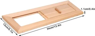 Belüftung - Verstellbar - 35 x 14 x 2 cm - Sauna - Ideal für Saunabereiche
