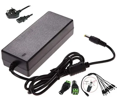 Netzteil 12V 5A 60W mit 8-fach Splitterkabel für LED-Streifen