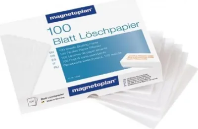Image de magnetoplan 12296 Löschpapier für Tafellöscher grau