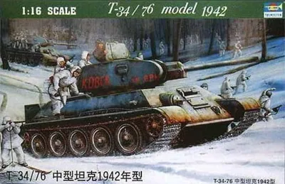 Produktbild von Trumpeter T-34/76 Soviet Tank (1942) 1:16, 00905