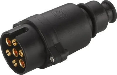 Produktbild von Stecker Flachstecker 12 V 7-polig 1724 N-Typ HELLA für JAEGER