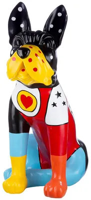 Produktbild von Casablanca by Gilde Dekofigur Skulptur Doggy bunt H. 72 cm,52417