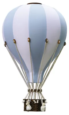 Produktbild von Dekorativer Heißluftballon Hellblau - L - Blau | by SEVIRA KIDS