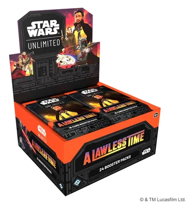 Star Wars Unlimited Booster Display – 24 Packs, A Lawless Time, Englisch