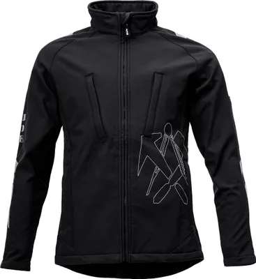 Produktbild von JOB-Dachdecker-Sommer-Soft Shell Jacke KENT schwarz XXL