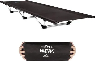 Produktbild von Famanu Campingbett ultraleicht Aluminium faltbar - 2985 g, 250 kg Tragkraft