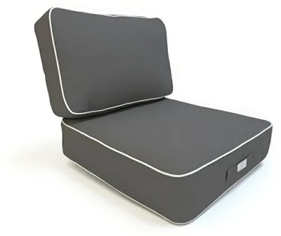 Immagine prodotto di Cuscini premium per salotto da giardino 60x60cm - Grigio scuro