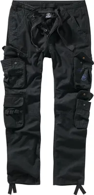 Produktbild von Brandit Cargohose Herren Pure Vintage Trouser Slim schwarz 3XL