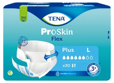 Produktbild von TENA Flex Plus - Inkontinenzvorlage mit Hüftgürtel - L - 30 Stk.