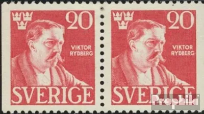 Produktbild von Briefmarken Schweden 1945 Mi 314Dl/Dr Paar mit Falz Rydberg