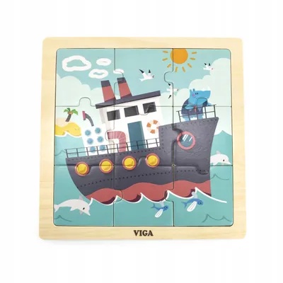 Immagine prodotto di Viga 44630 Puzzle con 9 elementi - statek