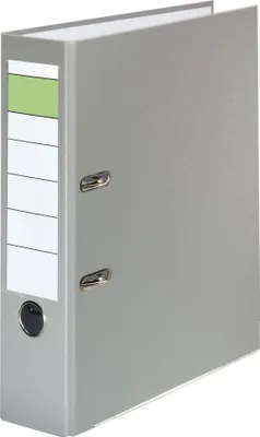 Produktbild von Ordner 10077949 DIN A4 80mm PP grau