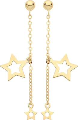 Produktbild von Chice 9 Karat (375) Gold Damen - Paar Ohrringe - 35mm*8mm; TRS26955