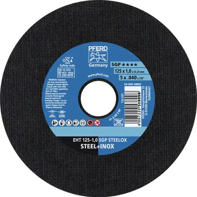 Produktbild von Trennscheibe A S SGP-INOX D.115x0,8mm f.INOX gekröpft Bohrung 22,23mm PFERD