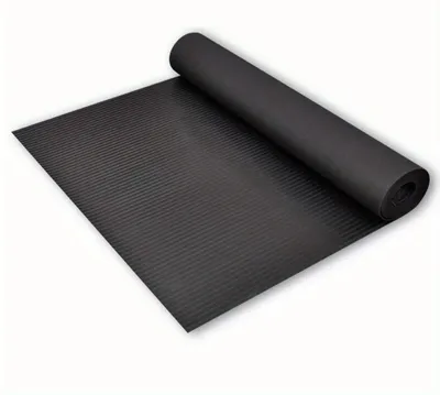 Image de Tapis de sol en caoutchouc - Tapis antidérapant - Tapis de sol - Tapis pour atelier - Revêtement de sol pour garage - 5 x 1 mètre
