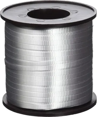 Produktbild von Unique Party Geschenkband, 45 Meter SG4818 (45 m) (Silber)