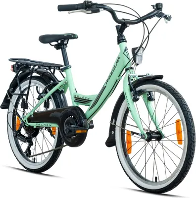 Produktbild von 20 Zoll Kinderfahrrad Mädchenfahrrad 7 Gang Shimano RH 31cm Mint Neu -083
