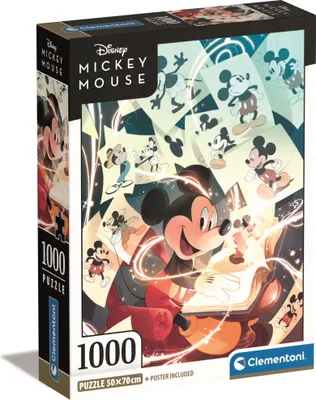 Produktbild von Clementoni Legpuzzle Mickey Mouse, 1000 Teile