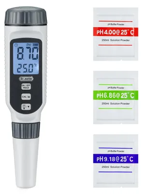 pH-Meter 0,01 Präzision mit LCD-Display und Alarm