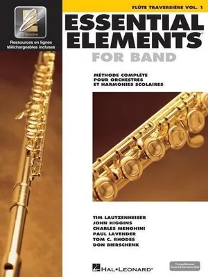 Obrázek produktu pro Essential Elements for Band Avec Eei Vol. 1 - Flute Traversiere Book/Online Media
