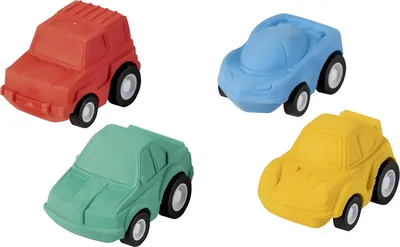 Produktbild von BRUNNEN Radiergummi Scooter 4 Farben sortiert 102998301