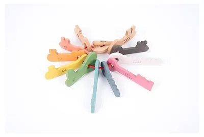 Immagine prodotto di Tickit Chiavi in legno arcobaleno - 12 pezzi