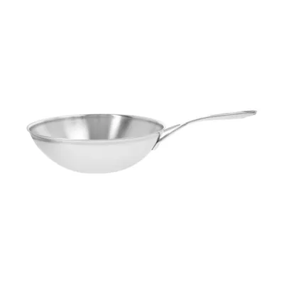 Produktbild von 5PLUS 30 cm Edelstahl-Wok-Pfanne