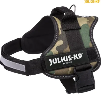 Obrázek produktu pro Trixie Julius-K9 silový postroj Barva: maskáčová, Určeno pro: M-L 58-76 cm
